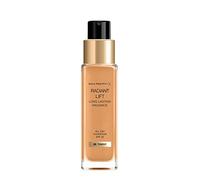 Max Factor Radiant Lift - Pompa liquida a copertura medio-completa, finitura radiante con SPF30 e acido ialuronico, 095 Tawny, tonalità della pelle scura, 30 ml