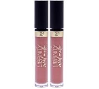 Max Factor Rossetto Matte Liquido Lipfinity Velvet, Idratante, Waterproof e No Transfer, 15 Nude Silk, 3.5 ml (Confezione da 2)