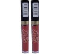 Max Factor, Rossetto Matte Liquido Lipfinity Velvet, Idratante, Waterproof e No Transfer, 30 cool Coral (Confezione da 2)