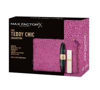 MAX FACTOR Set Regalo Mascara Volume Effetto Ciglia Finte + Lip Gloss e Pochette