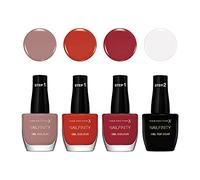 Max Factor Set Smalti Unghie Nailfinity, Smalti a Lunga Tenuta Effetto Gel, 100 The Finale, 215 Standing Ovation, 310 Red Carpet Ready, 420 Spotlight on her