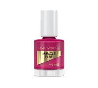 Max Factor Smalto Unghie Miracle Pure Nail Colour, Smalto 100% Vegano, con Formula Traspirante, Asciuga Velocemente, Formato 12 ml, Colore 320 Sweet Plum