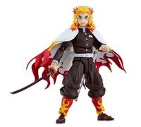 Max Factory Demon Slayer: Kimetsu No Yaiba Figma Action Figure Kyojuro Rengoku Figure 15 Cm Arancione