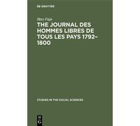Max Fajn The journal des hommes libres de tous les pays 1792- (Copertina rigida)