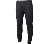 Pantaloni Temici MFH Underwear Level 2 Intimo Termico Caccia Militare NERO BLACK