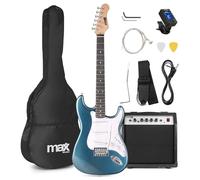 MAX GigKit Pack Chitarra Elettrica Amplificatore 40W Accessori Petrolio