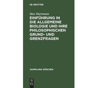 Max Hartmann Einführung in Die Allgemeine Biologie Und Ihre P (Copertina rigida)
