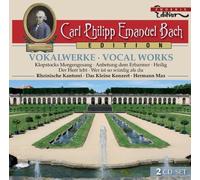 Carl Philipp Emanuel Bach – Opere vocali Wq 239, 249, 243, 217, 250 – Max Hermann – CD – Phoenix