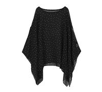 Max Hsuan Womens Ladies Baggy Oversize Plus Size Batwing Tunic Top Blouse Floral Chiffon Kaftan