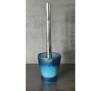 MAX LIGHT POLYRESIN Blu/Blu Portaspazzola Wc / Spazzolino Wc