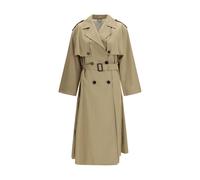 Max Mara Beige Cotton Trench Coat - IT38 | S