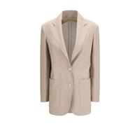 Max Mara Beige Fleece Wool Blazer - IT42 | L