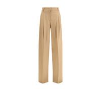Max Mara Beige Fleece Wool Casual Pants - IT38 | S