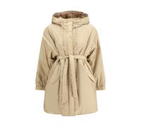 Max Mara Beige Polyester Full-Length Jacket - IT42 | L