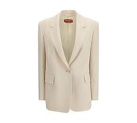 Max Mara Beige Triacetate Blazer - IT42 | L