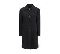 Max Mara Black Triacetate Coat - IT42 | L