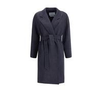 Max Mara Blue Fleece Wool Coat - IT44 | L
