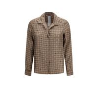 Max Mara Brown Silk Pattern Shirt - IT44 | L