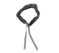 Max Mara Donna Grigio Scuro Lipsia Coniglio Pelliccia Colletto Taglia Unica Nwt