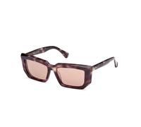 Max Mara Donna Max Mara MM0126 GLIMPSE7 55E Occhiali da sole Acetato Havana Marrone Squadrata Normale