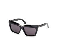 Max Mara Donna Max Mara MM0137 SPARK-7 01A Occhiali da sole Acetato Nero Fumo Squadrata Normale