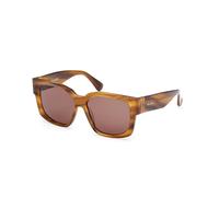 Max Mara Donna Max Mara MM0145 GLIMPSE-7 50E Occhiali da sole Acetato Marrone Marrone Rotonda Normale