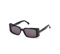 Max Mara Donna Max Mara MM0159 SPARK9 01A Occhiali da sole Acetato Nero Fumo Squadrata Normale