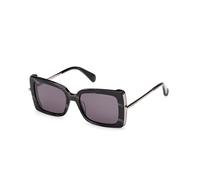 Max Mara Donna Max Mara MM0166 ROQUEBRUNE 63A Occhiali da sole Acetato Nero Fumo Farfalla Normale
