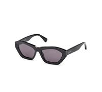 Max Mara Donna Max Mara MM0169 KATE 01A Occhiali da sole Acetato Nero Fumo Geometrica Normale
