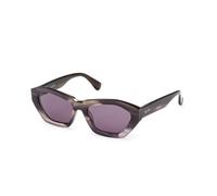 Max Mara Donna Max Mara MM0169 KATE 83Y Occhiali da sole Acetato Marrone Viola Geometrica Normale