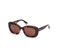 Max Mara Donna Max Mara MM0170 ELIZABETH 1 55E Occhiali da sole Acetato Havana Marrone Rotonda Normale