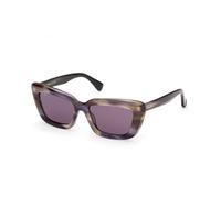 Max Mara Donna Max Mara MM0171 ELIZABETH 83Y Occhiali da sole Acetato Marrone Viola Cat Eye Normale