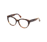 Max Mara Donna MM5161 056 Montature da vista Acetato Havana Rotonda Normale