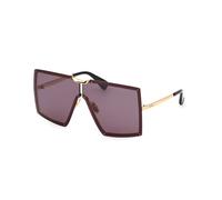 Max Mara Donna MM0117 30A Occhiali da sole Metallo Oro Fumo Maschera Normale
