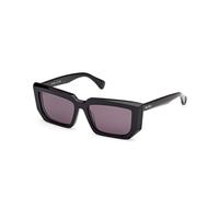 Max Mara Donna MM0126 GLIMPSE7 01A Occhiali da sole Acetato Nero Fumo Squadrata Normale