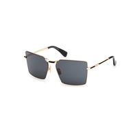Max Mara Donna MM0135 MILLER-3 30N Occhiali da sole Metallo Oro Verde Squadrata Normale