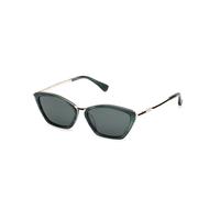 Max Mara Donna MM0162 MILLER7 96N Occhiali da sole Acetato Verde Verde Rotonda Normale