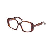 Max Mara Donna MM5131-B 052 Montature da vista Acetato Havana Geometrica Normale