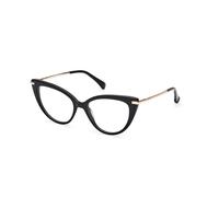 Max Mara Donna MM5145 001 Montature da vista Acetato Nero Cat Eye Normale