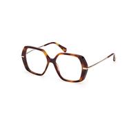 Max Mara Donna MM5175 52 Montature da vista Acetato Havana Geometrica Normale