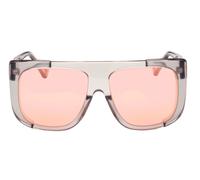 Max Mara Eileen Mm0073 Occhiali Da Sole Donna Trasparente Geometrico Rosa 60mm
