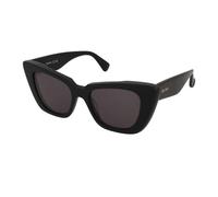 Max Mara Donna MM0099 GLIMPSE5 01A Occhiali da sole Acetato Nero Fumo Farfalla Normale
