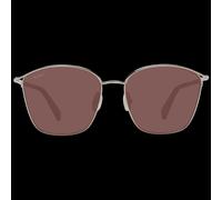 Max Mara MM0043 5552E Women's Sunglasses - Gold Frame, Brown Lenses