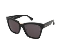 Max Mara Donna MM0089 SPARK3 01A Occhiali da sole Acetato Nero Fumo Squadrata Normale