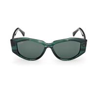 Max Mara Mm0161 Occhiali Da Sole Donna Verde Cat-eye Verde 52mm
