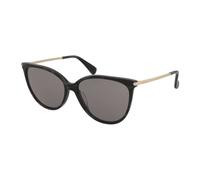 Max Mara MM0201 63A, Nero, Plastic, Donne occhiali da sole 57