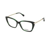 Max Mara Donna MM5007 098 Montature da vista Acetato Verde Squadrata Normale