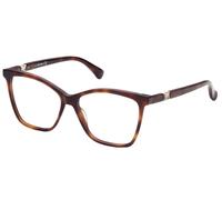 Max Mara Mm5017 Occhiali Da Vista Donna Avana Geometrico