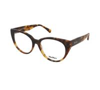Max Mara Donna MM5161 056 Montature da vista Acetato Havana Rotonda Normale