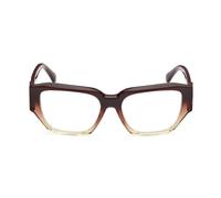 Max Mara Mm5182 Occhiali Da Vista Unisex Marrone Geometrico
